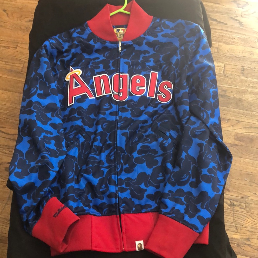 Bape x Mitchell & Ness Angels Jacket